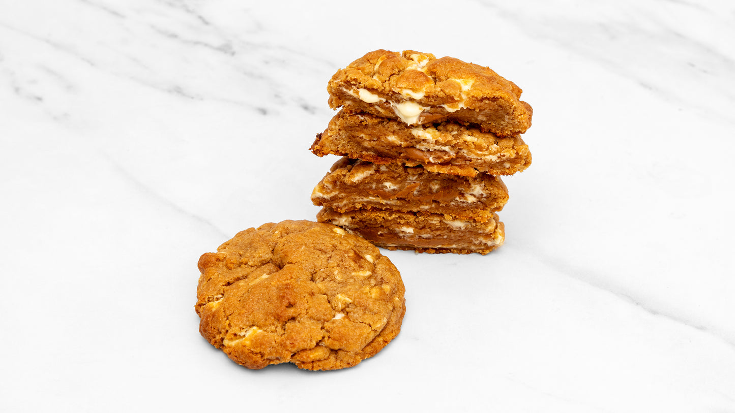 Biscoff White chocolate cookie